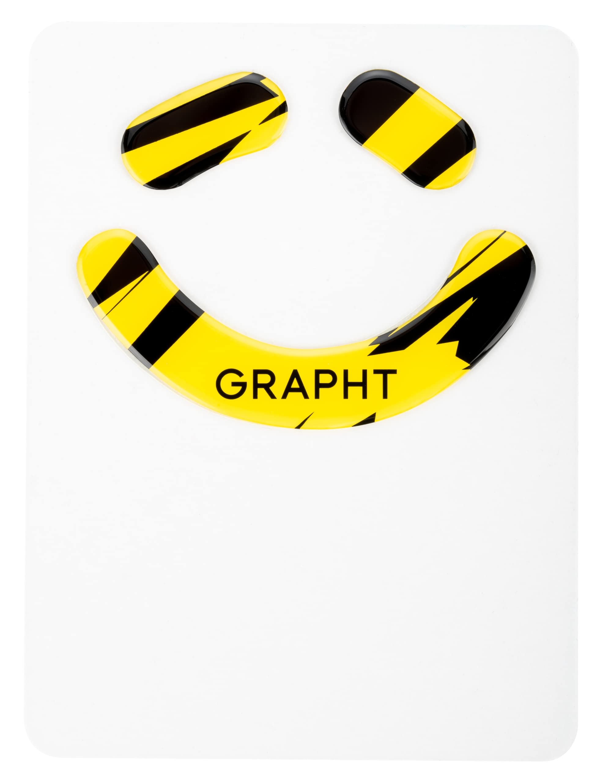 

GRAPHT Glass Mouse Feet for Razer DeathAdder V3 Series Gaming Mice, 0.8mm Thick, Ultra-Low Friction for Faster Mouse Movement, Aluminosilicate