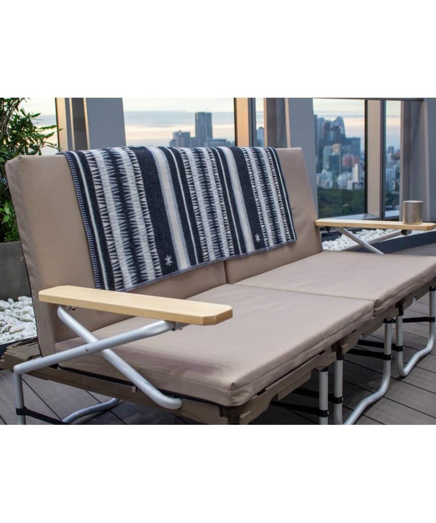 Snow Peak Muchacho Blanket One CH Blanket Throw Charcoal Gray Outdoor Camping Home SP×PENDLETON SI-PD-22AU001CH (Charcoal Gray/FF)