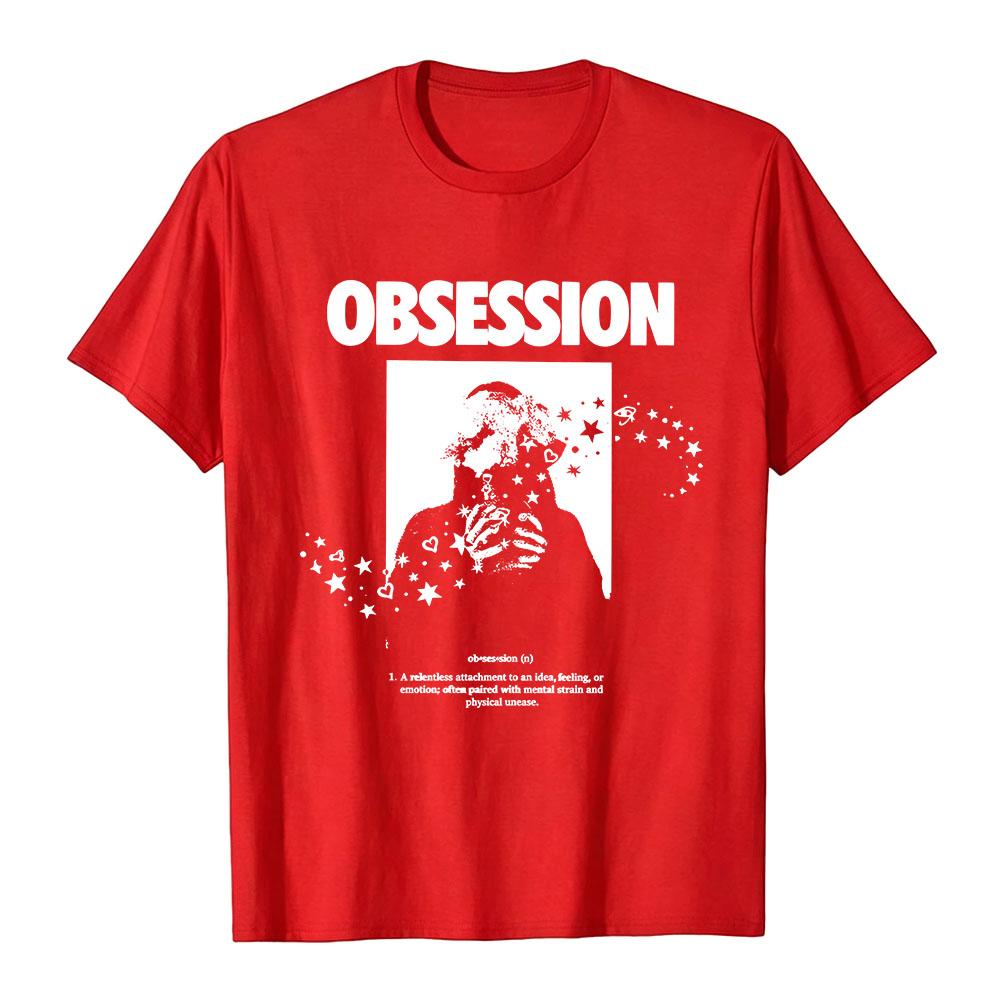 T-shirt a maniche corte Ossessione per il Cinema Cotone Morbido Uomo Donna T-shirt Unisex Streetwear Merchandising Grafico Moda Girocollo Abbigliamento Largo