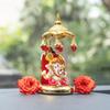 Ganesh-Figur mit Regenschirm fürs Auto-Armaturenbrett | Ganpati-Figur fürs Auto | Vinayak-Figur fürs Auto-Armaturenbrett, Dekoration für Zuhause | Ganapathi für Zuhause