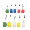 10Pcs Multi-Color Table Number Stand with Crocodile Clasp Wooden Block Photo Holder  Table Setting