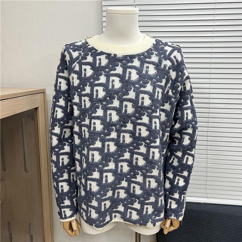 

Высококачественный прочный круглый вырез с 3D жаккардовым монограммным логотипом XXL синий