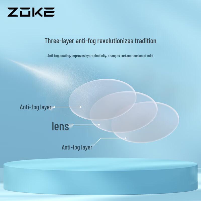 ZOKE Unisex Fashion Anti-Fog Swim Goggles