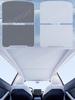 For Tesla Model Y Juniper 2025 Accessories SunShades Roof Sunshade Sunroof Upgrade Graphene Windshield Sunshades Privacy Curtain