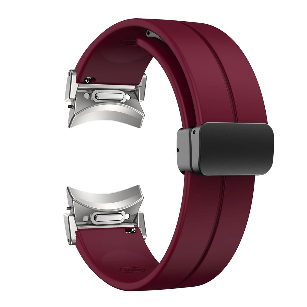 Magnetic Silicone Strap for Samsung Galaxy Watch7 6 44mm 40mm Sport Watchband 20mm Band Bracelet Galaxy Watch 6Classic 43mm 47mm