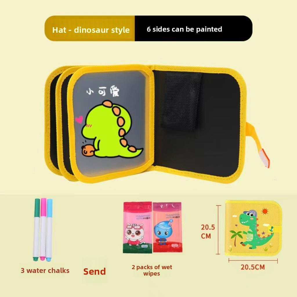 Children's Drawing Board Erasable Painting Book Coloring Water Chalk Cartoon Household Multi-functional Graffiti Drawing Board