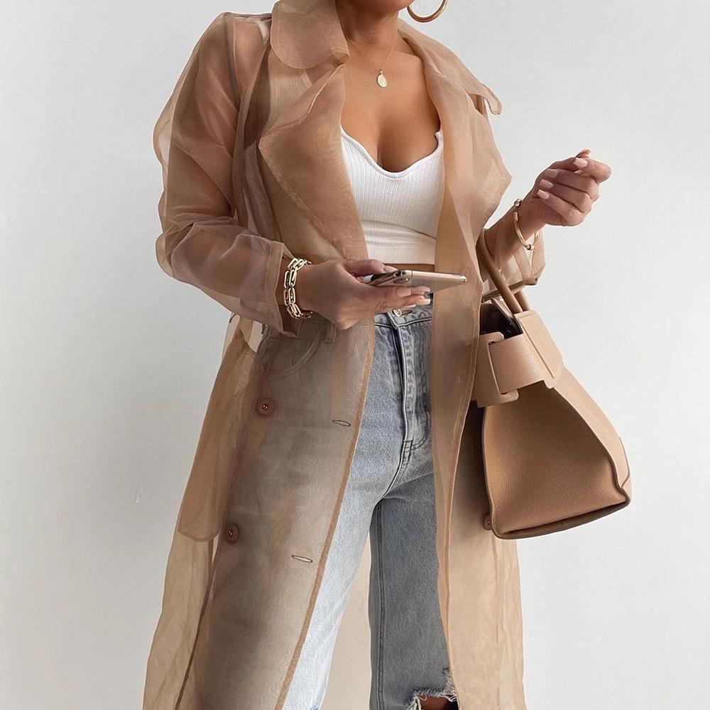 Autumn 2022 Solid Color Lantern Sleeve Women's Jacket: Casual & Versatile