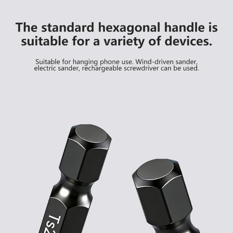 Pack Of 1 High Strength Steel Hex Bit Screwdriver With Strong Magnets For Electric Tool And DIY Projects