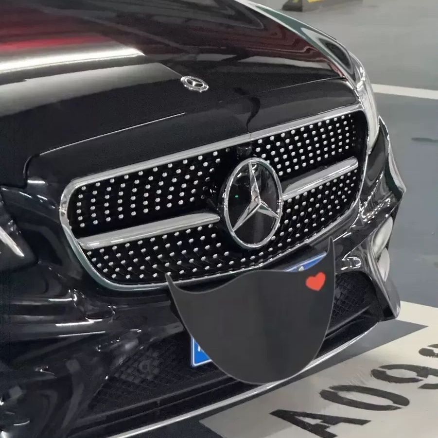 Emblemă Logo Față Grilă Auto pentru Mercedes Benz W156 W204 W205 W210 W211 W212 W213 Clasa C E GLA GLK ML GLC GLE Accesorii