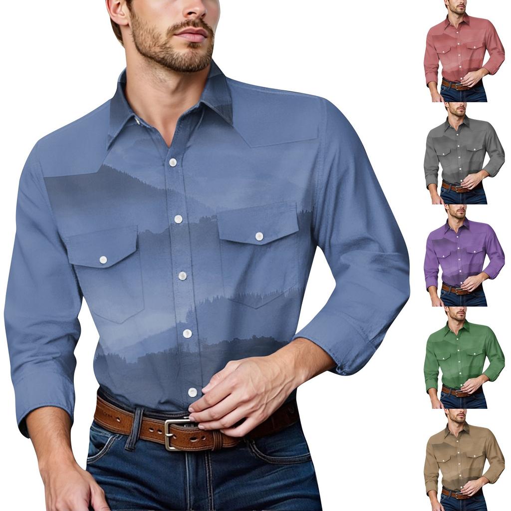 Men'S Fashionable Lapel And Shoulder Length Short Sleeved Casual Top