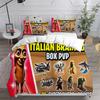 ai Italian Brainrot Tung Tung Sahur Bedding Sets Comforter Quilt Bed Cover Duvet Cover Pillow Case 2-3 Pieces Sets Home Decor