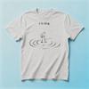 I'm Fine DrowningunisexThumbs Up Line GraphicunisexSummer Cotton T Shirt Sarcastic Meme Minimal Casual Short Sleeve Top
