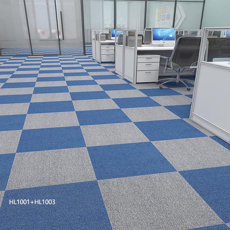 

Eco-friendly Interlocking PVC Carpet Tiles for Office and Commercial Floors Asphalt Back 3mm