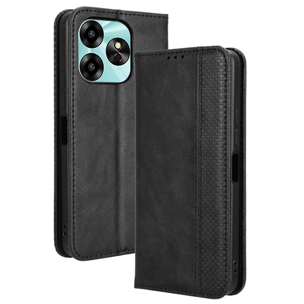 For Umidigi G6 Wallet Phone Case Retro Stand Leather Flip Cover