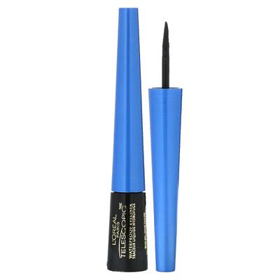 L'Oréal, Telescopic, Control Tip Liquid Eyeliner, Waterproof, 800 Black, 0.06 Fl Oz (2 Ml)