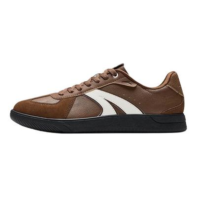 Chaussures de skate basses tendance polyvalentes minimalistes durables avec soutien Homme Baskets Marron Blanc 912548019-3