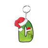 Santa 2D Flat Acrylic Christmas Tree Hanging Decoration Sports Car Decoration Flat Decoration Pendant