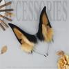 Plush Cute Dobermanns Dog Ears Headbands Plush Furry Animal Ears Hair Hoop Handmade Lolita Cos Costume Cosplay Hairband