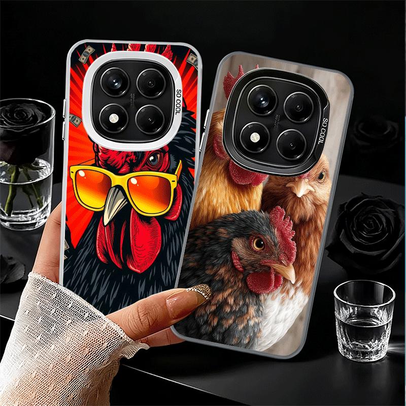 Chicken Hen Rooster Soft Phone Case for Xiaomi Redmi Note 13 14 15 Pro Plus 12S 12 11S 11 11T 10S 10 Shockproof Cover Back Shell