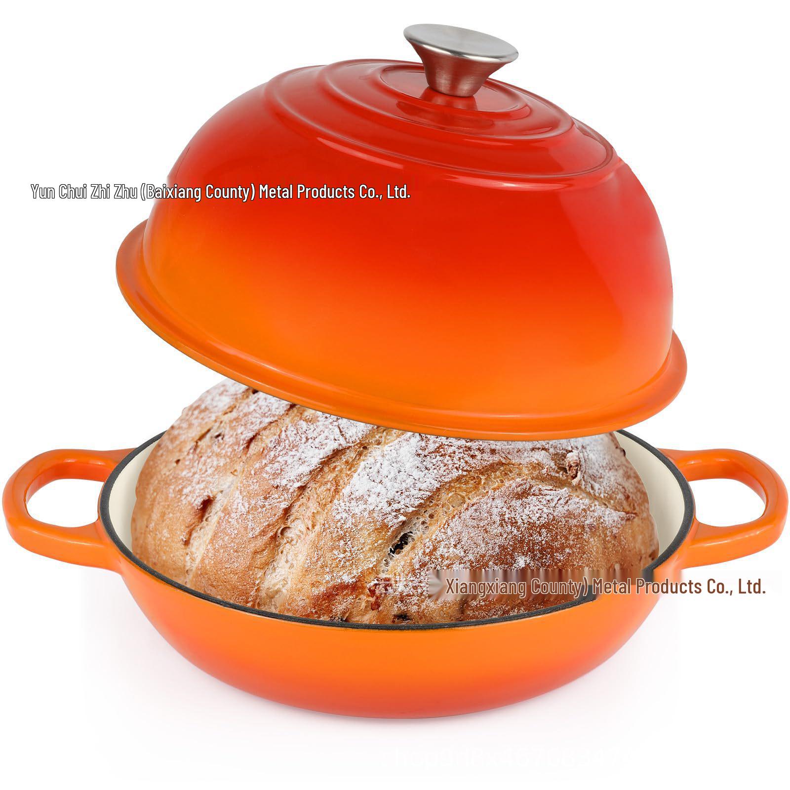 26cm Non-Stick Enamel Cast Iron Bread
