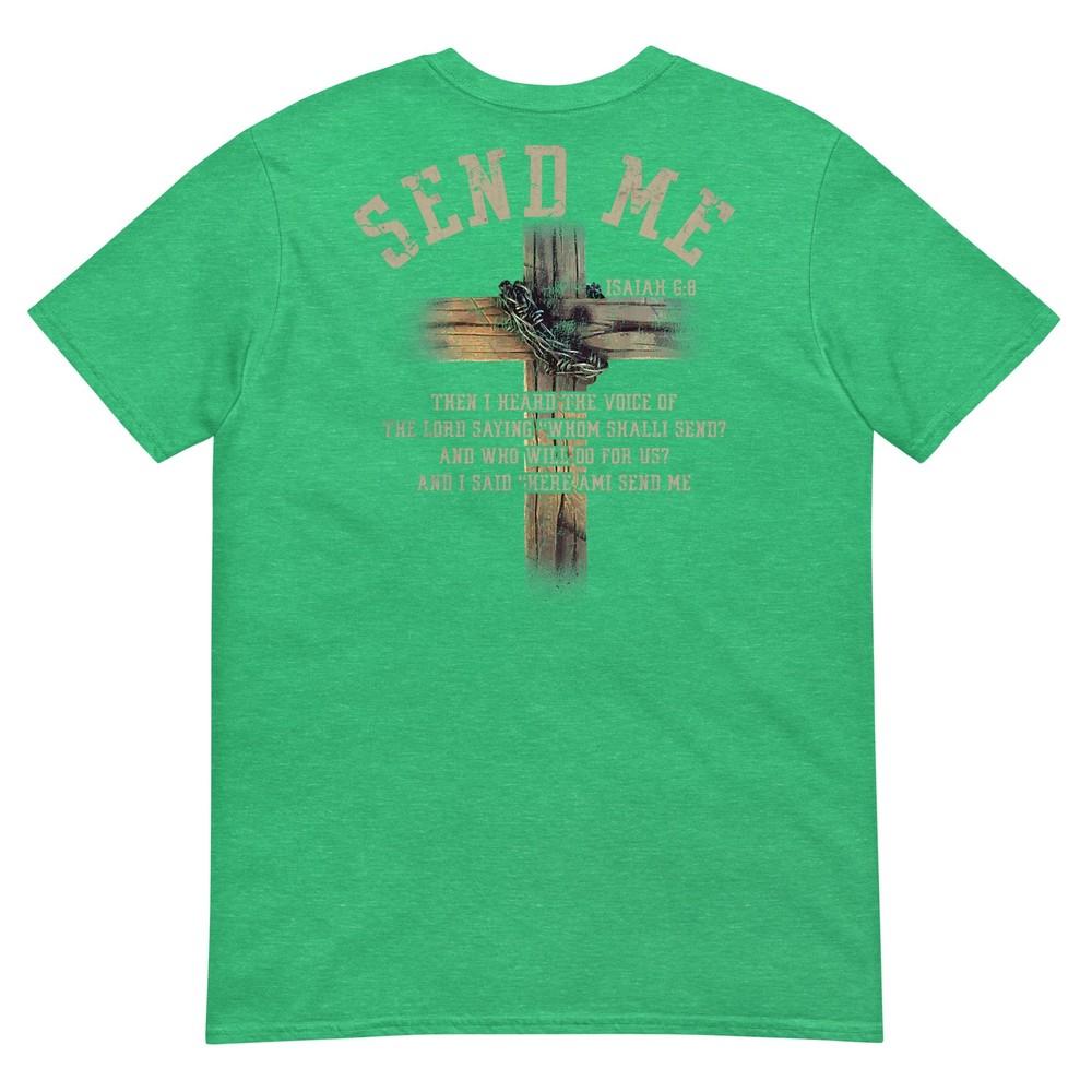 Send Me Isaiah 68 Christian Here Am I Religious Faith TShirt