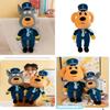 Sheriff Labrador Stuffed Animal Toy Customizable Design Available In 30cm 45cm And 60cm Sizes Yellow/grey
