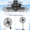 LISM Industrial Floor Fan 750 (Upgraded Aluminum Blade)