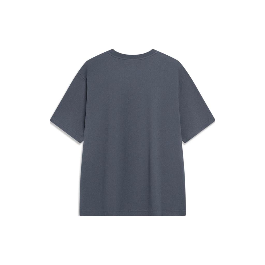 Li Ning Sports Trendy Collection T Shirt Men's Ebony Black AHST587-6