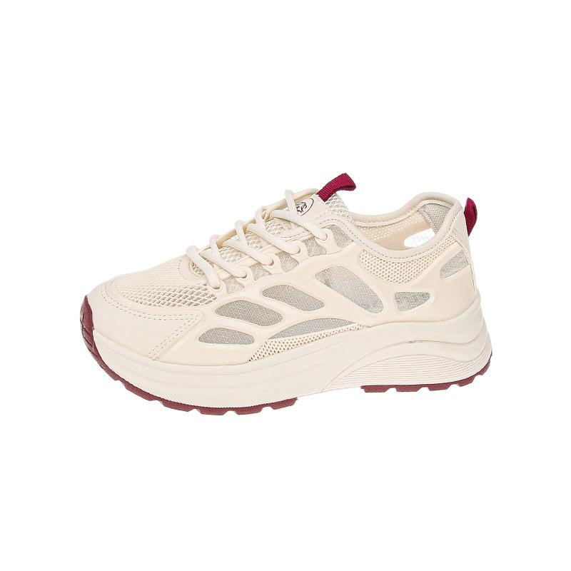 Modische vielseitige Dad Shoes 2025 Sommer neuer Trend Plateau-Erhöhungsschuhe Mesh atmungsaktive lässige Sportschuhe