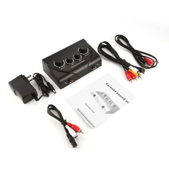 Pro Portable Mini Sound Karaoke Echo Digital Audio Mixer System Machine