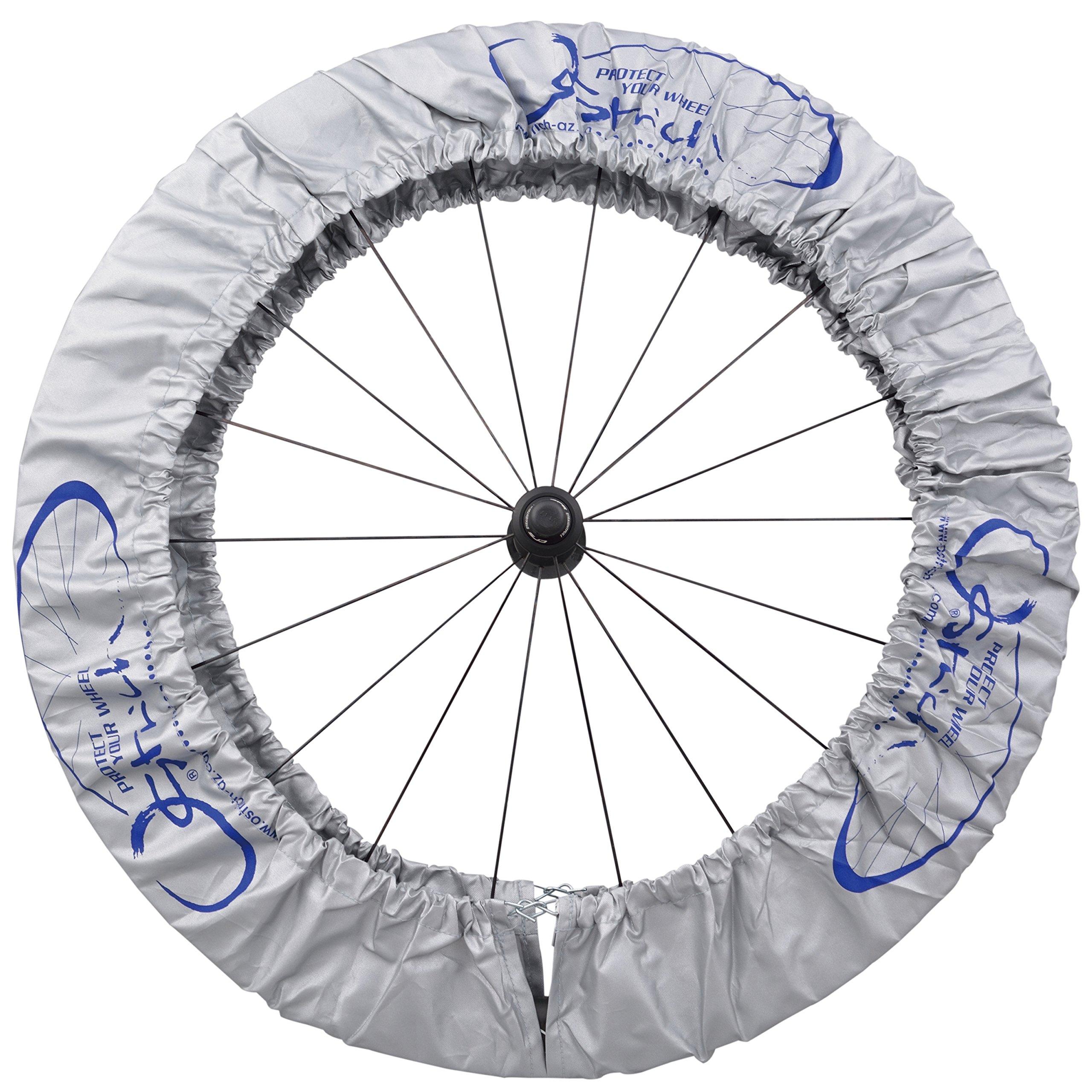 

Ostrich Tire Covers of Silver (Set 2)