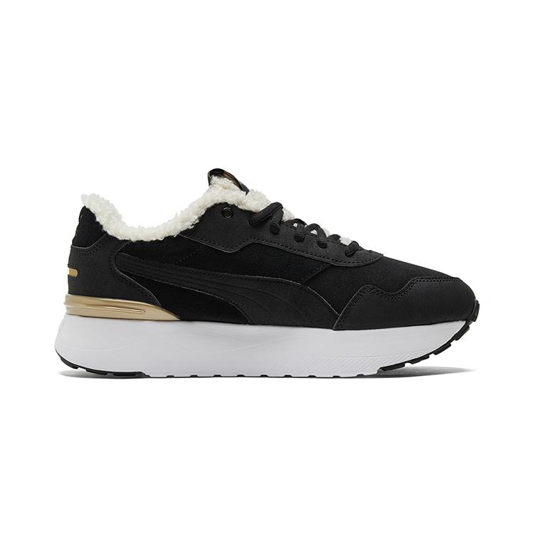 Women's Sneakers PUMA R78 Voyage Running Shoes Black Women's