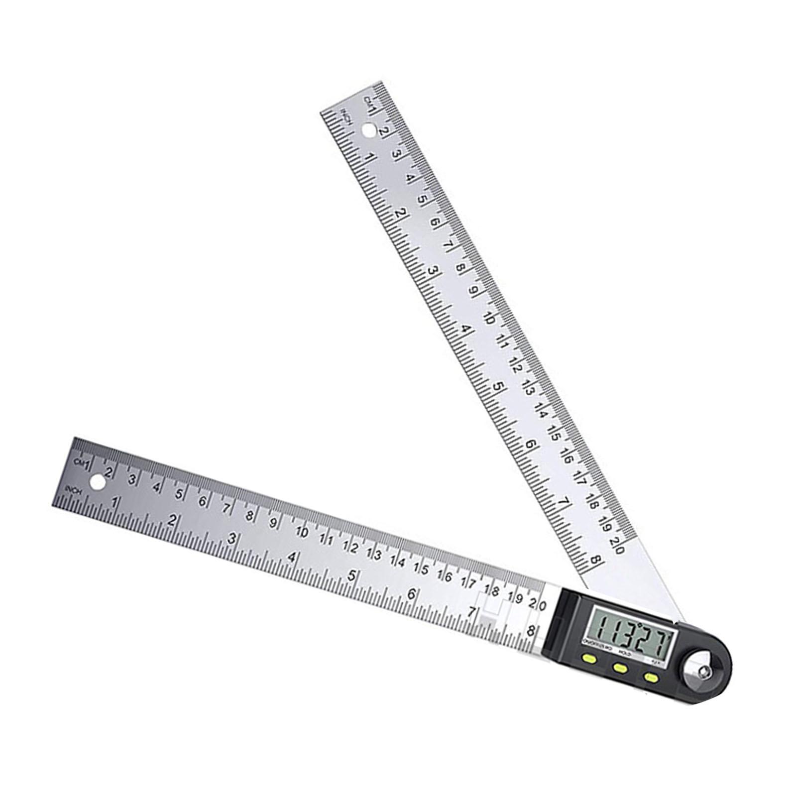 

Цифровой угломер-транспортир 200 мм Многофункциональный цифровой дисплей угловой искатель линейка для