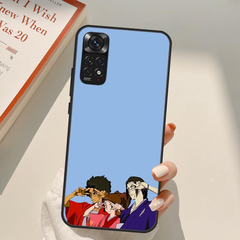 

Чехол аниме Самурай Чамплу для Xiaomi Redmi Note 11 10 9 8 Pro Note 11S 10S 9S 8T K50 K40 9A 9C 10A 10C Cover Redmi Note 11 Pro