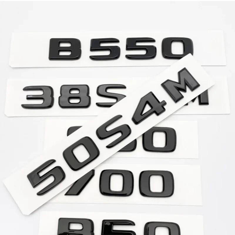 CXAFM1 Silver Black 50S4M 38S4M 40S 60S B550 850S B50 ABS Emblem for Mercedes Benz Brabus S W221 W222 W223 Car Trunk Badge Logo Sticker