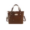 Retro simple new bucket bag fashion casual bag spring new texture women's shoulder messenger bag