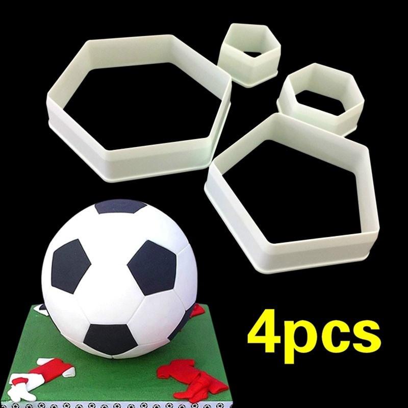 

Футбольний пластиковий різак для мастики, форма для торта, форма для мастики, інструменти для декорування торта мастикою, цукор