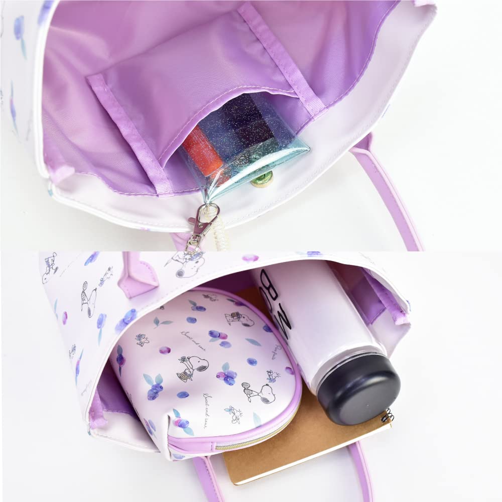 mini tote blueberry snoopy