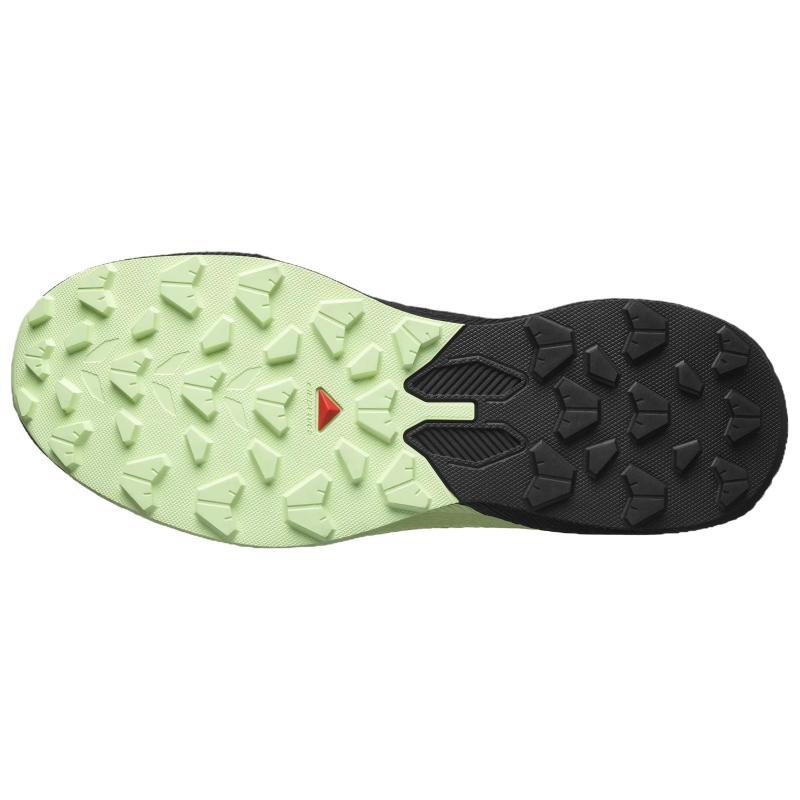 SALOMON Running Shoes Men's Black Green Sneakers 478878