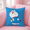 Cartoon D-Doraemona Cushion Cover Comfortable Reversible Pillow Cover Ideal For Car Sofa Bedroom & Beyond