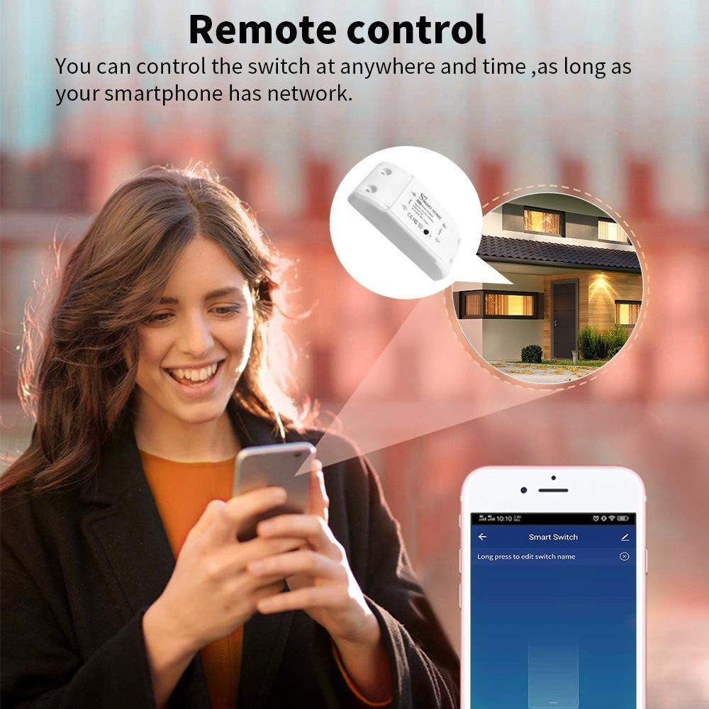 Tuya Smart Mini WiFi Schalter mit Sprach- & App-Steuerung