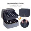 Portable Double-Layer Nail Polish Storage Handbag - Holds 30 Bottles