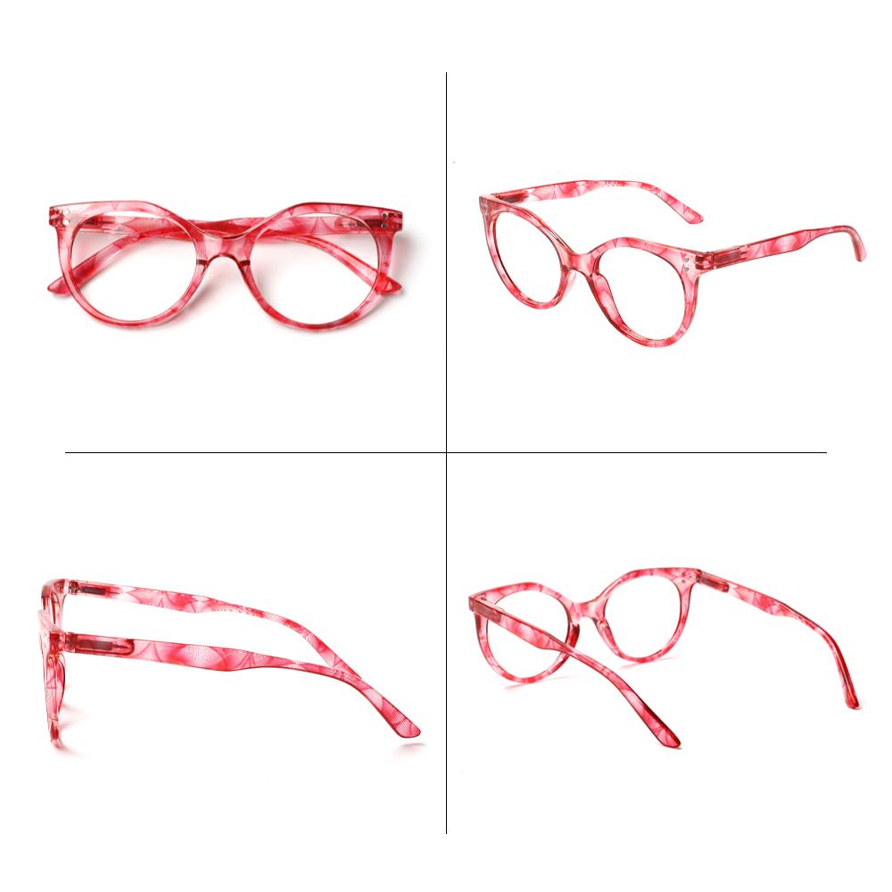 TUREZING Presbyopia Eyeglasses Diopter Eyeg-lasses For Men Women High-Quality Blue Light Circular Frames Flexible Spring Hinge