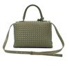 New classic woven bag women's commuter fashion large capacity shoulder crossbody portable small square bag