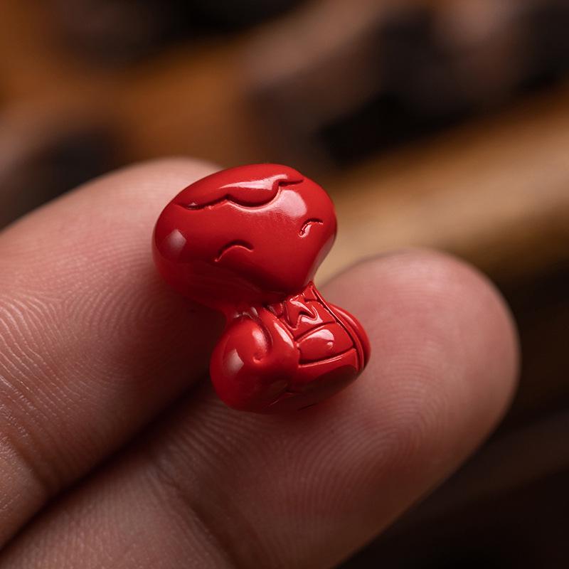 Roter Zinnober Tierkreis Cartoon DIY Zubehör