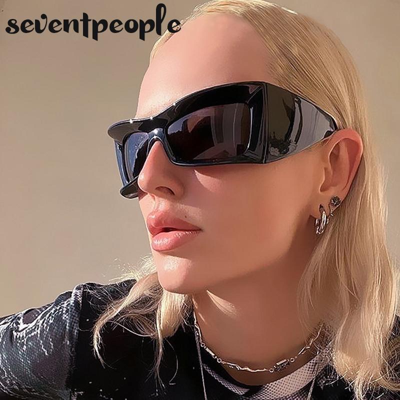 Oversized Square Sunglasses Women Punk Shield Sun Glasses For Men Streetwear Y2k Sunglass Unisex Outdoor Sports Goggle Male