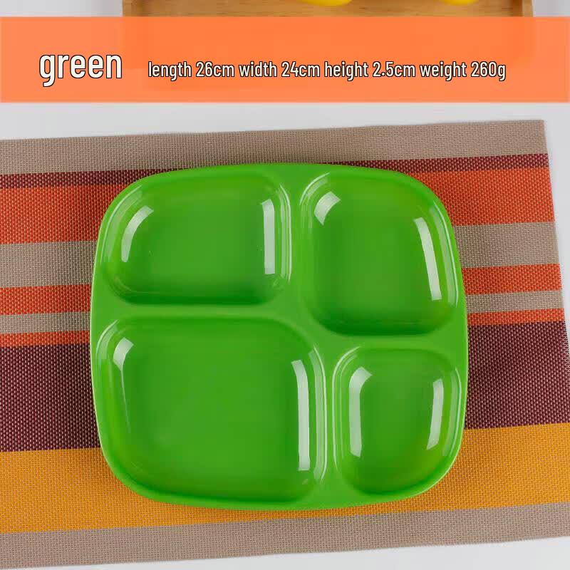 

Thickened Melamine Compartmented Meal Plate