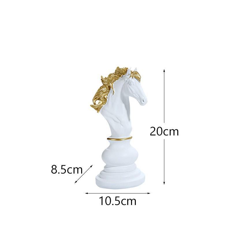 "Luxury Resin Chinese Chess Set: King, Queen, War Horse Pieces & Chessboard"