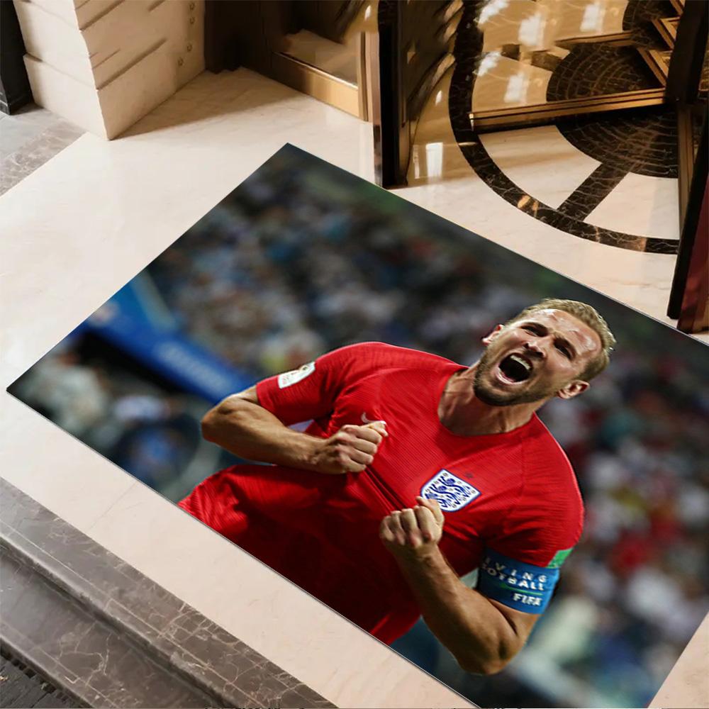 England's Kane Celebrates Goal Floor Mat Suitable for Playrooms Foyer Study Room Decorate Room Anti-slip Rug Office Home Decor