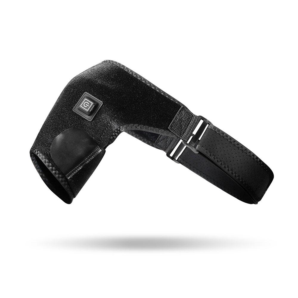 Smart Heated Massage Brace Shoulder 3 Gear Temperature Adjustment Heated Shoulder Pad Hot Compression Shoulder Heating Pad чёрный